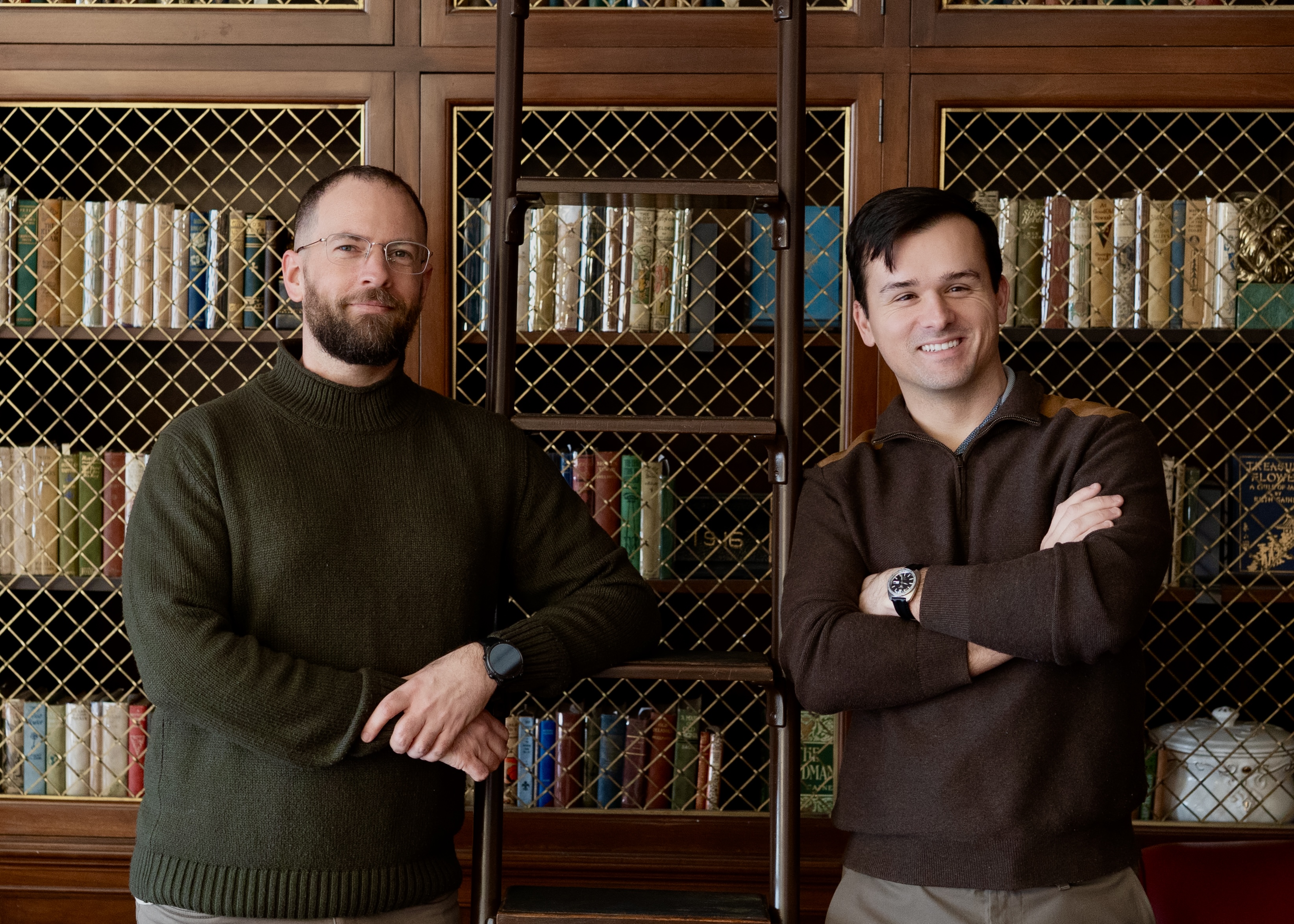Hardshell’s founders in the photograph accompanying their pre-seed funding announcement